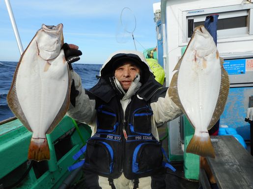 小樽　小樽沖　ヒラメ釣り