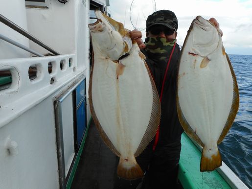 小樽　小樽沖　ヒラメ釣り