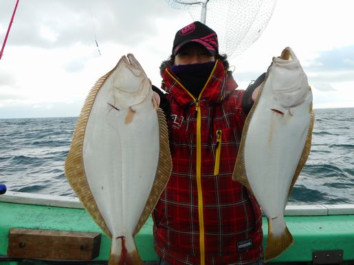 小樽　小樽沖　ヒラメ釣り