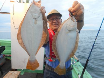 小樽　小樽沖　ヒラメ釣り