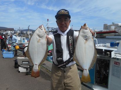 小樽　小樽沖　ヒラメ釣り