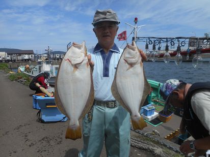 小樽　小樽沖　ヒラメ釣り