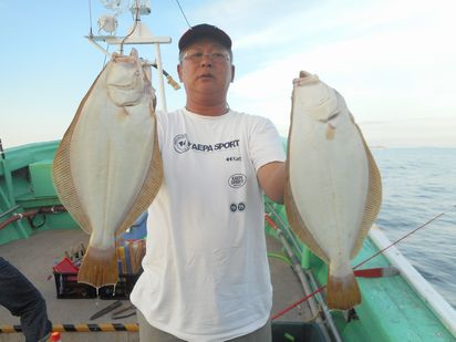 小樽　小樽沖　ヒラメ釣り