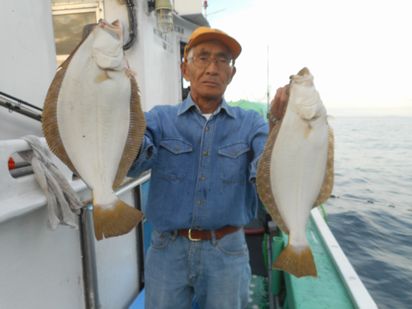 小樽　小樽沖　ヒラメ釣り