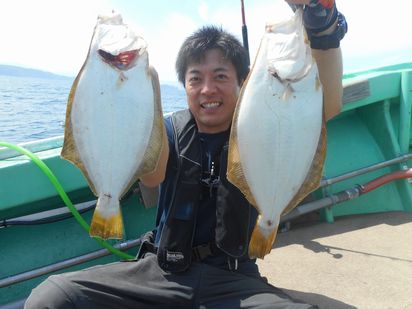 小樽　小樽沖　ヒラメ釣り