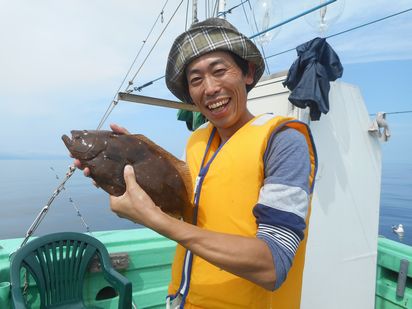 小樽　小樽沖　ヒラメ釣り