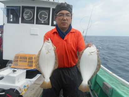 小樽　小樽沖　ヒラメ釣り