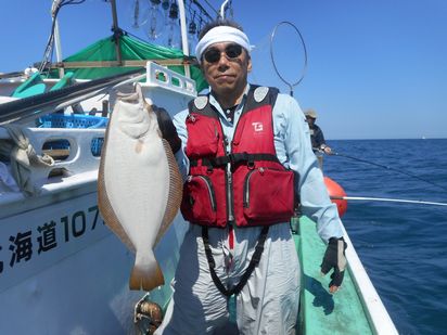 小樽　小樽沖　ヒラメ釣り