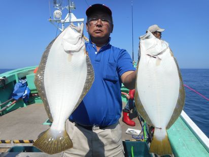 小樽　小樽沖　ヒラメ釣り