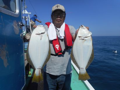 小樽　小樽沖　ヒラメ釣り