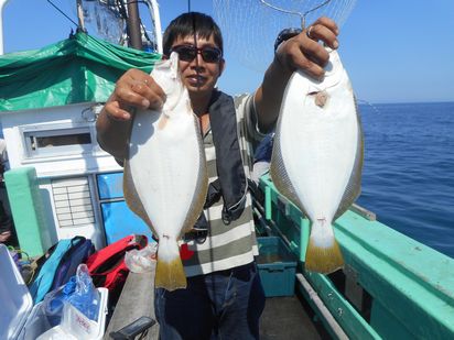 小樽　小樽沖　ヒラメ釣り