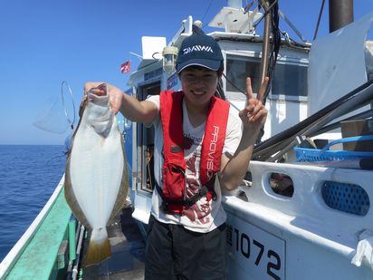 小樽　小樽沖　ヒラメ釣り