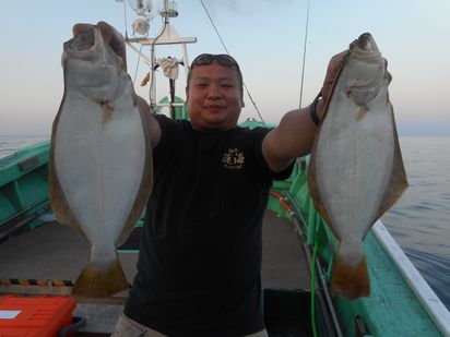 小樽　小樽沖　ヒラメ釣り