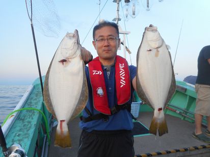 小樽　小樽沖　ヒラメ釣り