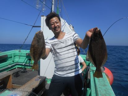 小樽　小樽沖　ヒラメ釣り