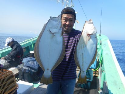 小樽　小樽沖　ヒラメ釣り