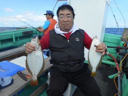 小樽　小樽沖　ヒラメ釣り