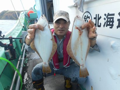 小樽　小樽沖　ヒラメ釣り