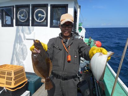 小樽　小樽沖　ヒラメ釣り