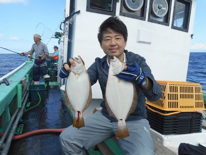 小樽　小樽沖　ヒラメ釣り