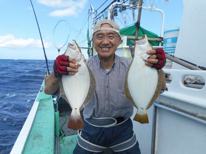 小樽　小樽沖　ヒラメ釣り