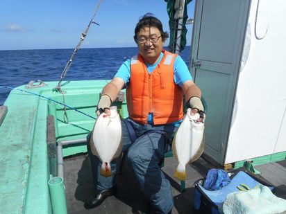 小樽　小樽沖　ヒラメ釣り