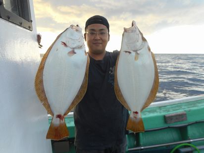 小樽　小樽沖　ヒラメ釣り