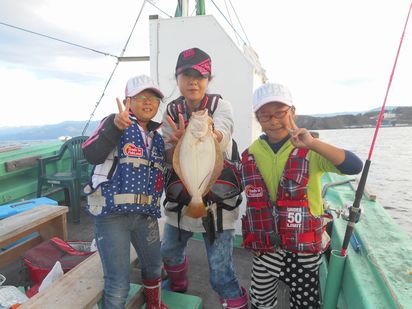 小樽　小樽沖　ヒラメ釣り