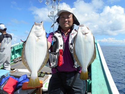 小樽　小樽沖　ヒラメ釣り