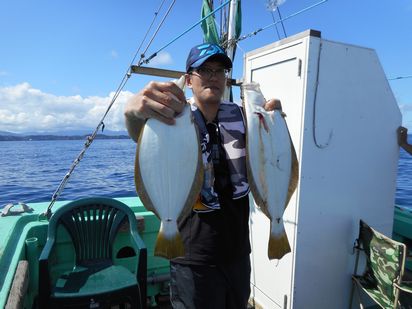 小樽　小樽沖　ヒラメ釣り