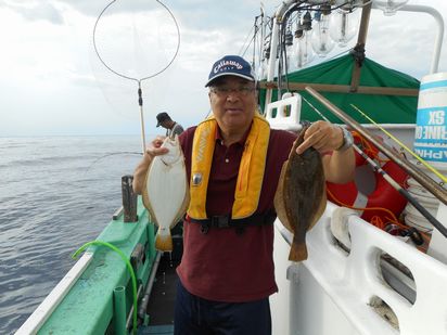 小樽　小樽沖　ヒラメ釣り