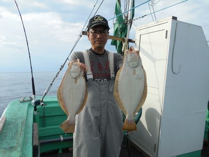 小樽　小樽沖　ヒラメ釣り