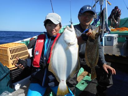 小樽　小樽沖　ヒラメ釣り