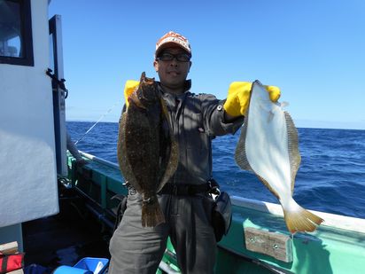 小樽　小樽沖　ヒラメ釣り