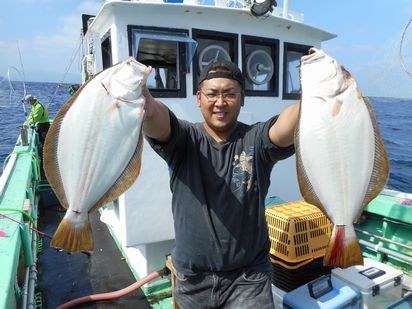 小樽　小樽沖　ヒラメ釣り