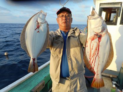 小樽　小樽沖　ヒラメ釣り