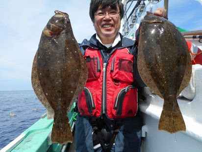 小樽　小樽沖　ヒラメ釣り