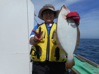 小樽　小樽沖　ヒラメ釣り