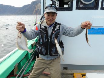 小樽　小樽沖　ヒラメ釣り