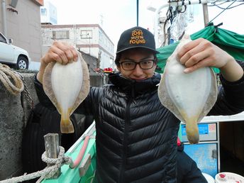 小樽　小樽沖　ヒラメ釣り