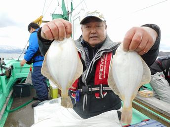 小樽　小樽沖　ヒラメ釣り