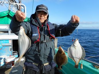 小樽　小樽沖　ヒラメ釣り