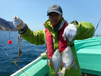 小樽　小樽沖　ヒラメ釣り