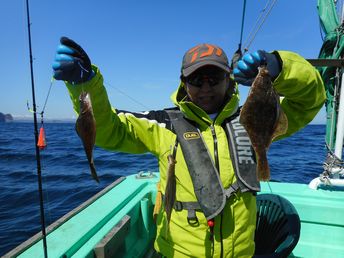 小樽　小樽沖　ヒラメ釣り