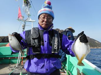 小樽　小樽沖　ヒラメ釣り